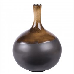 Vase sumatra 31 cm marron